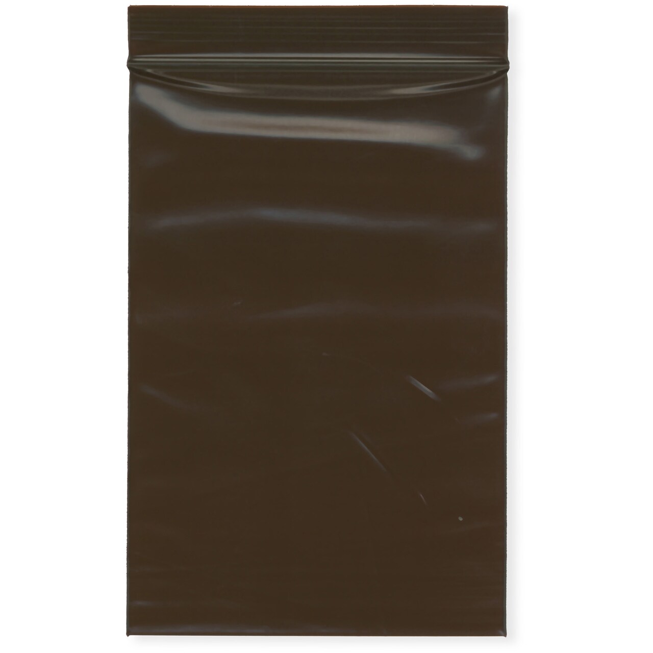 Plymor 4" x 6", 3 Mil Amber UV Zipper Reclosable Plastic Bags